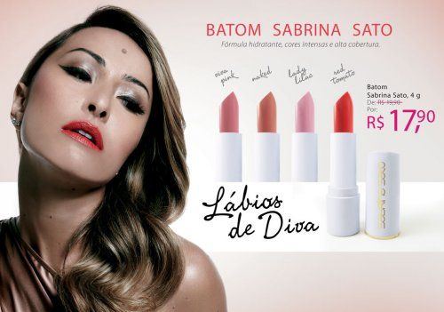 Batom Linha Sabrina Sato